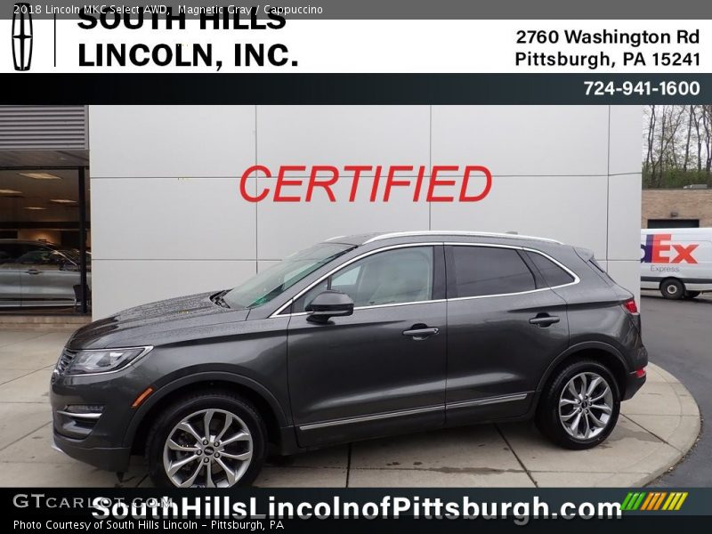 Magnetic Gray / Cappuccino 2018 Lincoln MKC Select AWD