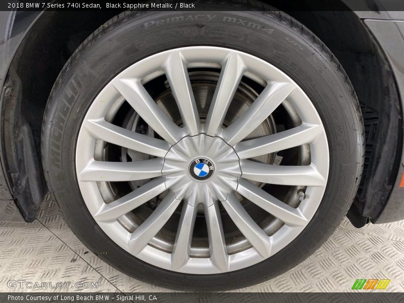 Black Sapphire Metallic / Black 2018 BMW 7 Series 740i Sedan