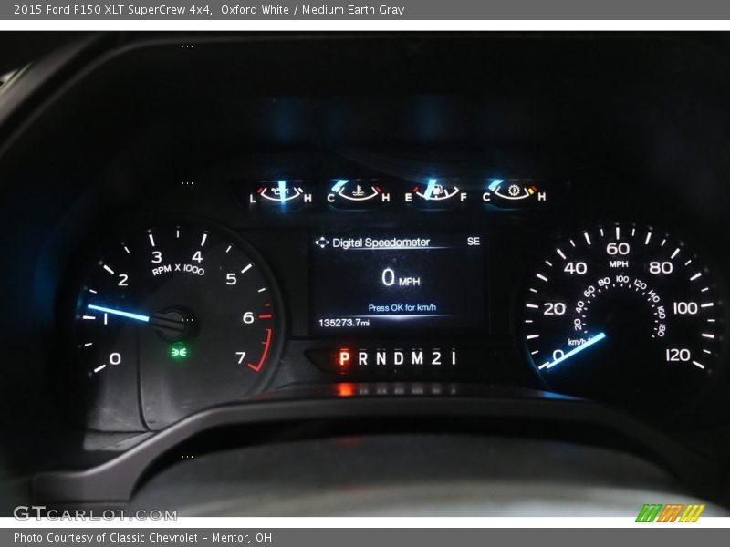Oxford White / Medium Earth Gray 2015 Ford F150 XLT SuperCrew 4x4