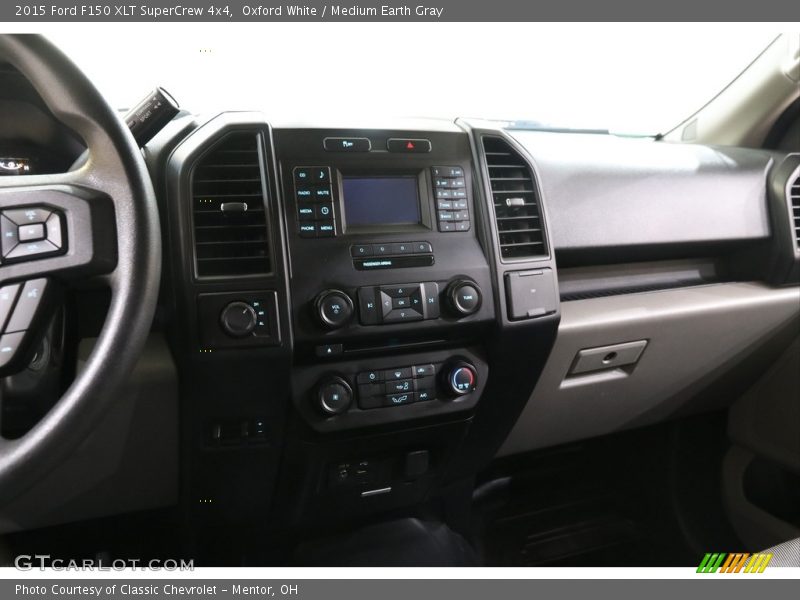 Oxford White / Medium Earth Gray 2015 Ford F150 XLT SuperCrew 4x4