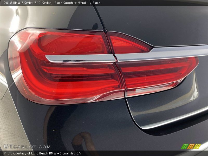 Black Sapphire Metallic / Black 2018 BMW 7 Series 740i Sedan