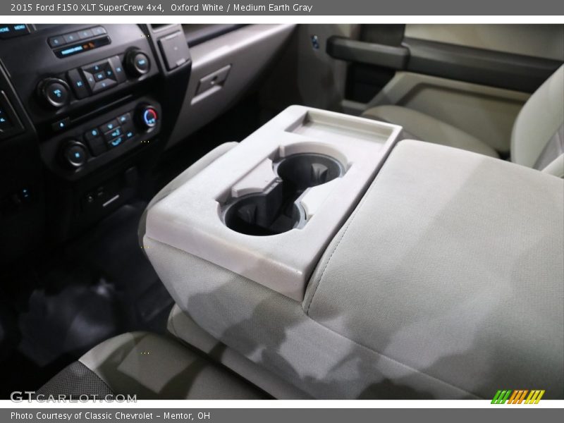 Oxford White / Medium Earth Gray 2015 Ford F150 XLT SuperCrew 4x4