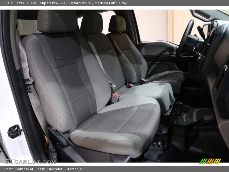 Oxford White / Medium Earth Gray 2015 Ford F150 XLT SuperCrew 4x4