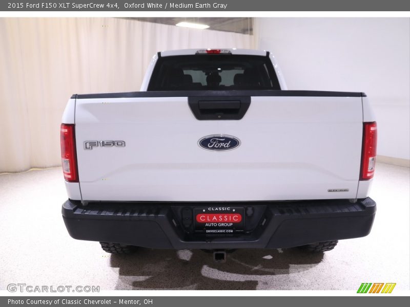 Oxford White / Medium Earth Gray 2015 Ford F150 XLT SuperCrew 4x4