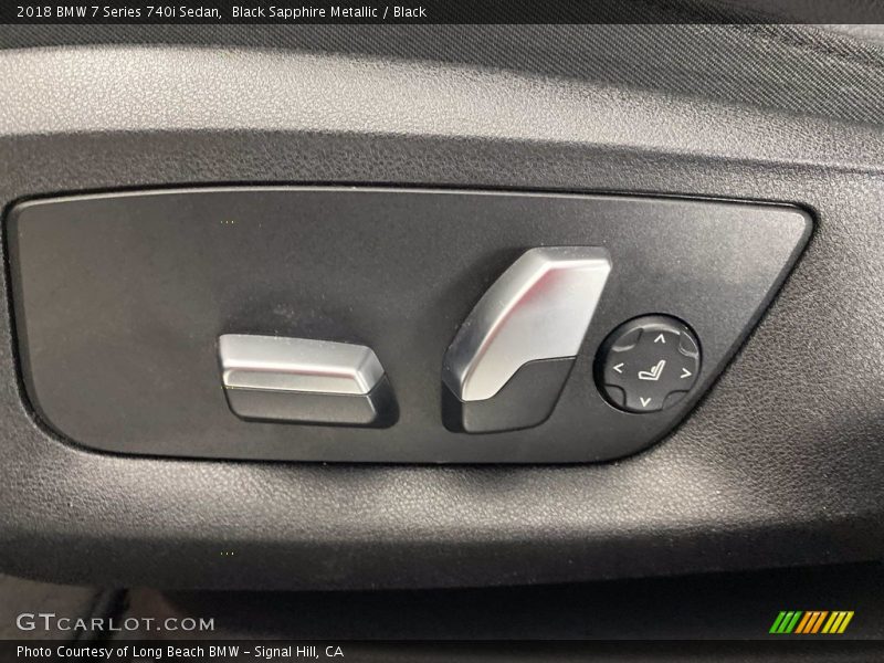 Black Sapphire Metallic / Black 2018 BMW 7 Series 740i Sedan