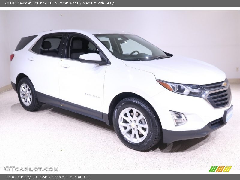 Summit White / Medium Ash Gray 2018 Chevrolet Equinox LT