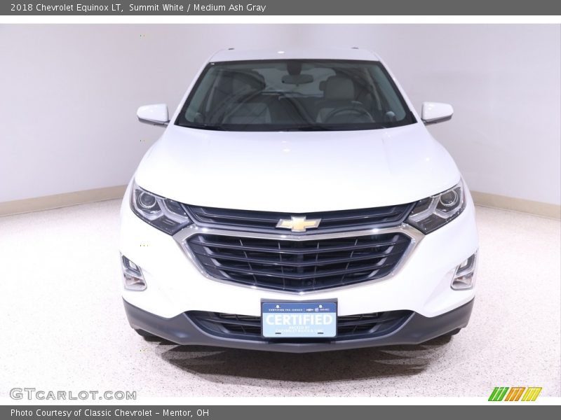 Summit White / Medium Ash Gray 2018 Chevrolet Equinox LT