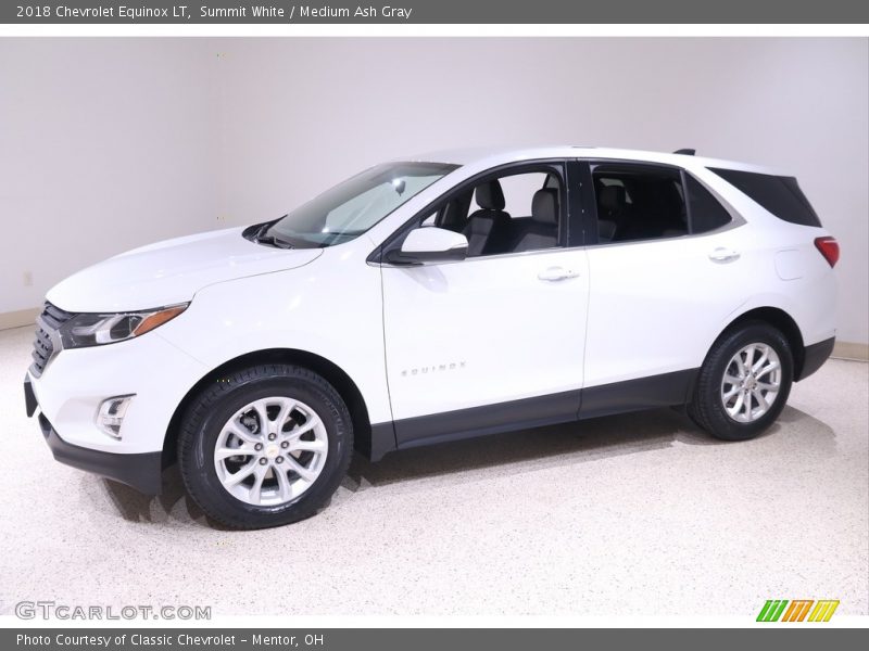 Summit White / Medium Ash Gray 2018 Chevrolet Equinox LT