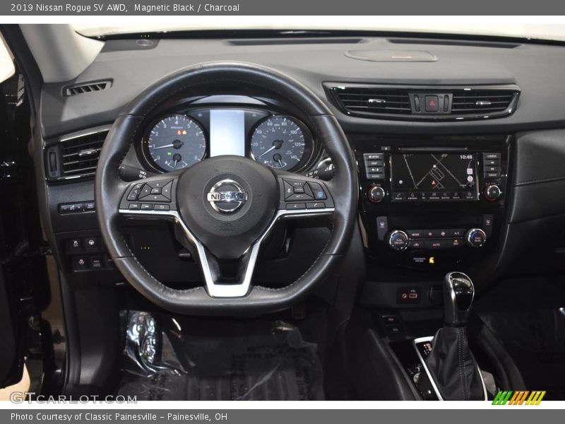 Magnetic Black / Charcoal 2019 Nissan Rogue SV AWD