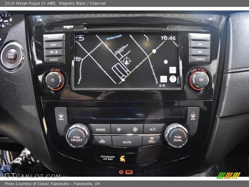 Magnetic Black / Charcoal 2019 Nissan Rogue SV AWD