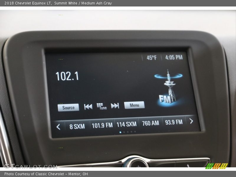 Summit White / Medium Ash Gray 2018 Chevrolet Equinox LT