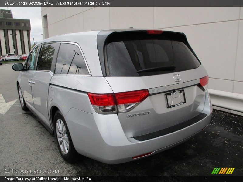 Alabaster Silver Metallic / Gray 2015 Honda Odyssey EX-L