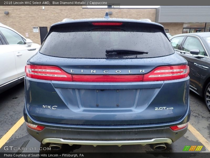 Blue Diamond Metallic / Cappuccino 2018 Lincoln MKC Select AWD