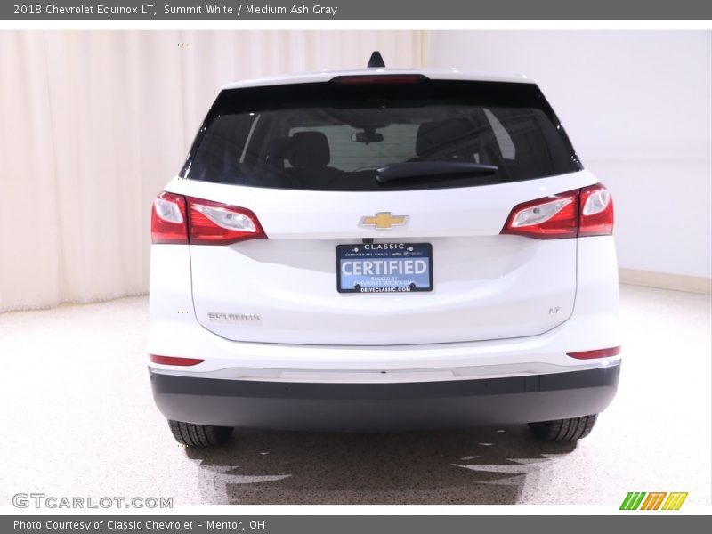 Summit White / Medium Ash Gray 2018 Chevrolet Equinox LT