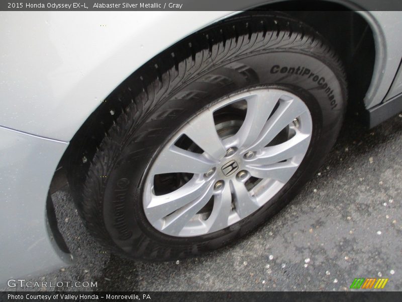 Alabaster Silver Metallic / Gray 2015 Honda Odyssey EX-L
