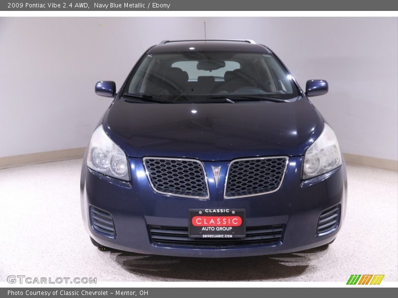 Navy Blue Metallic / Ebony 2009 Pontiac Vibe 2.4 AWD