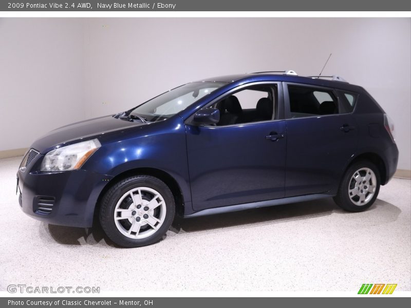 Navy Blue Metallic / Ebony 2009 Pontiac Vibe 2.4 AWD