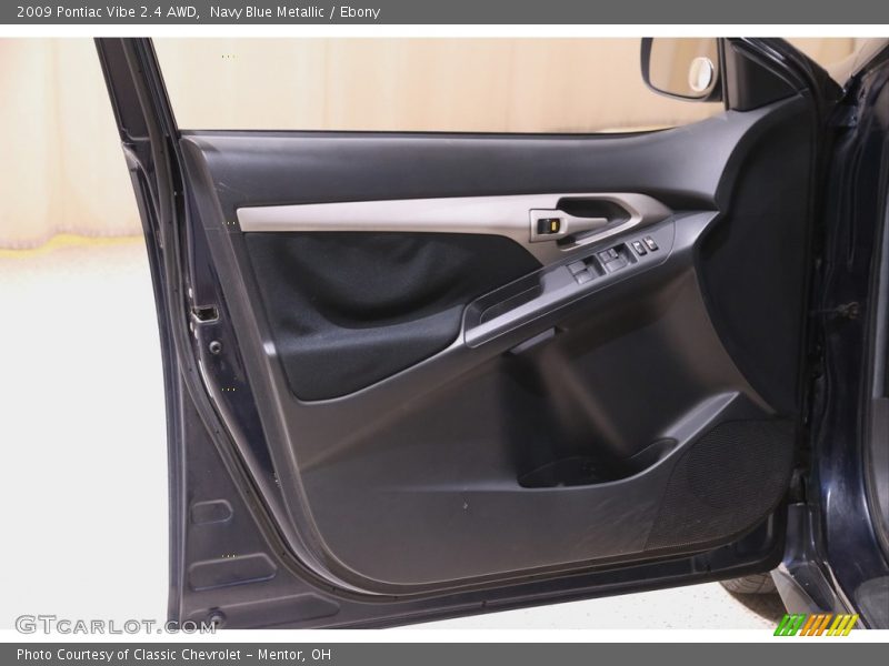 Navy Blue Metallic / Ebony 2009 Pontiac Vibe 2.4 AWD