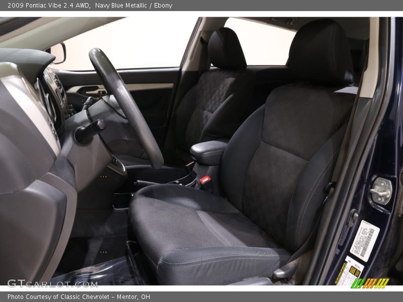Navy Blue Metallic / Ebony 2009 Pontiac Vibe 2.4 AWD