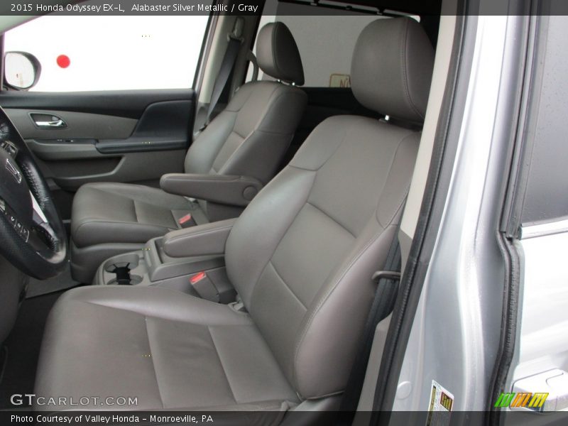 Alabaster Silver Metallic / Gray 2015 Honda Odyssey EX-L