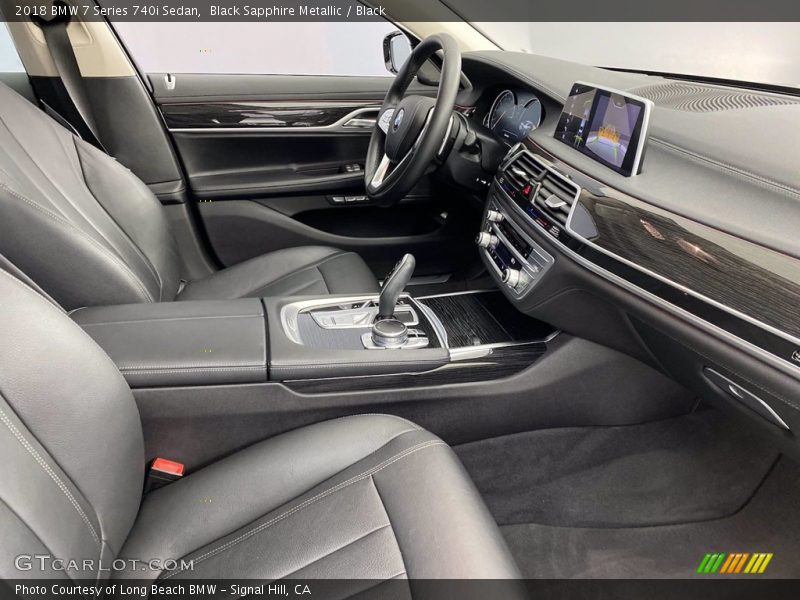 Black Sapphire Metallic / Black 2018 BMW 7 Series 740i Sedan