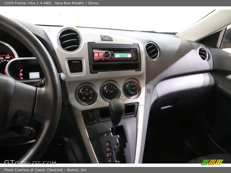 Navy Blue Metallic / Ebony 2009 Pontiac Vibe 2.4 AWD