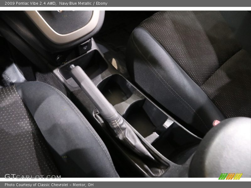 Navy Blue Metallic / Ebony 2009 Pontiac Vibe 2.4 AWD