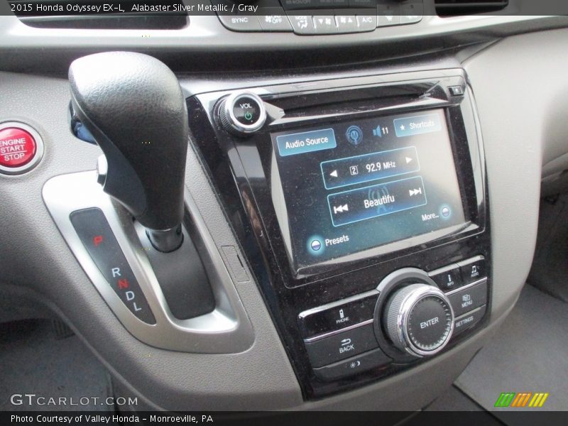 Alabaster Silver Metallic / Gray 2015 Honda Odyssey EX-L