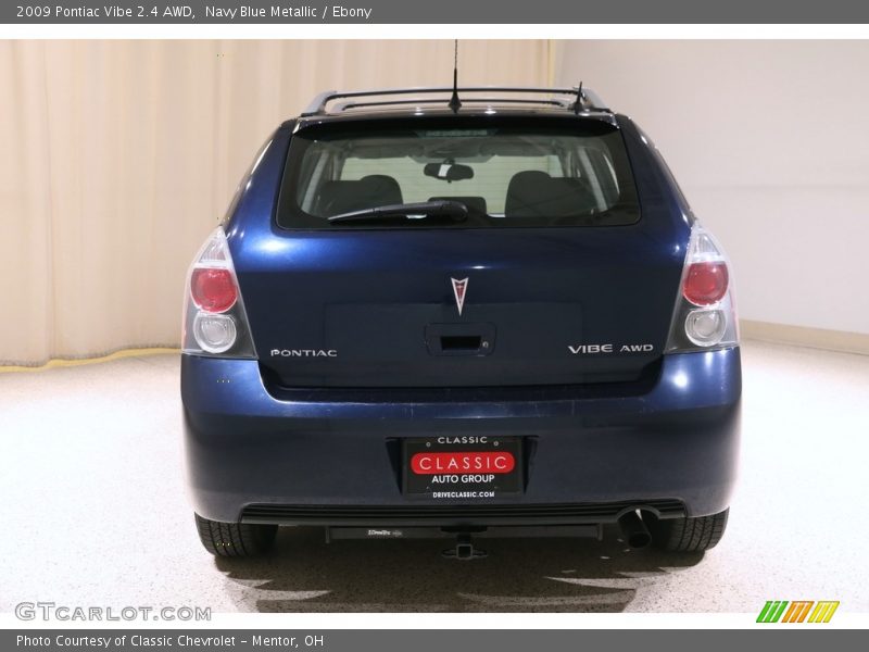 Navy Blue Metallic / Ebony 2009 Pontiac Vibe 2.4 AWD