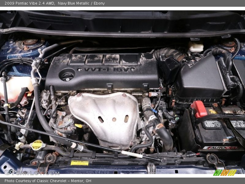 Navy Blue Metallic / Ebony 2009 Pontiac Vibe 2.4 AWD