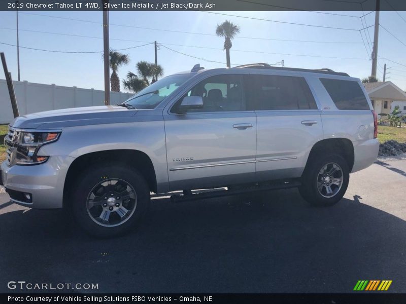 Silver Ice Metallic / Jet Black/Dark Ash 2019 Chevrolet Tahoe LT 4WD
