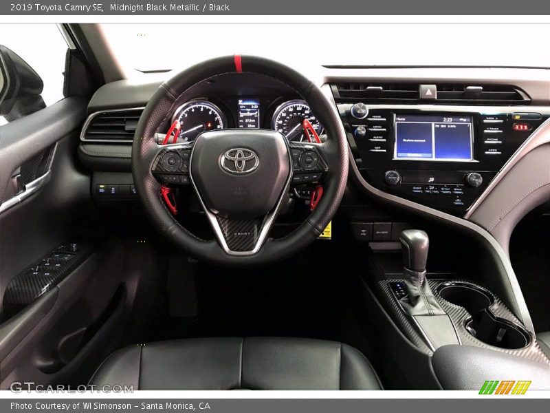 Midnight Black Metallic / Black 2019 Toyota Camry SE
