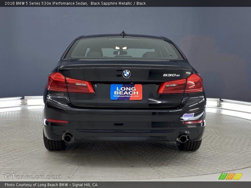 Black Sapphire Metallic / Black 2018 BMW 5 Series 530e iPerfomance Sedan