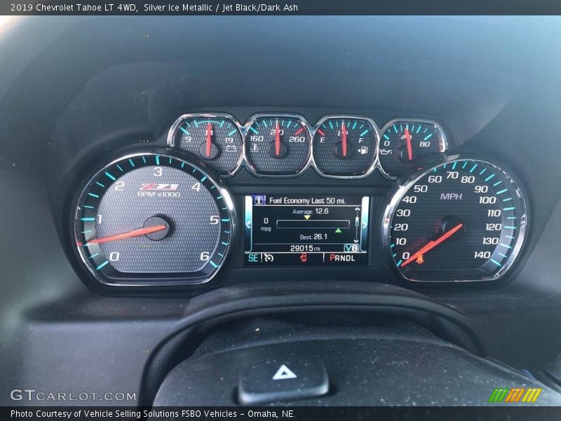 Silver Ice Metallic / Jet Black/Dark Ash 2019 Chevrolet Tahoe LT 4WD