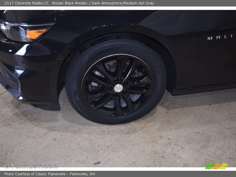 Mosaic Black Metallic / Dark Atmosphere/Medium Ash Gray 2017 Chevrolet Malibu LT