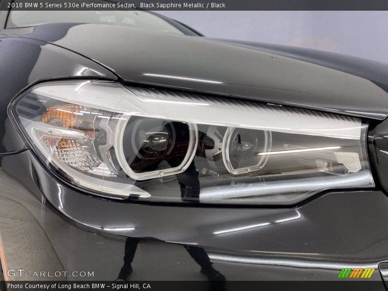 Black Sapphire Metallic / Black 2018 BMW 5 Series 530e iPerfomance Sedan