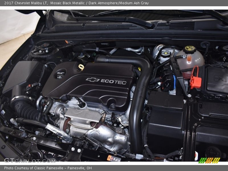 Mosaic Black Metallic / Dark Atmosphere/Medium Ash Gray 2017 Chevrolet Malibu LT