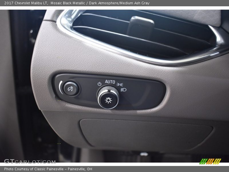 Mosaic Black Metallic / Dark Atmosphere/Medium Ash Gray 2017 Chevrolet Malibu LT