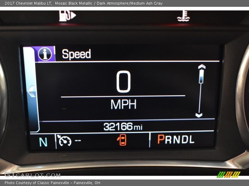 Mosaic Black Metallic / Dark Atmosphere/Medium Ash Gray 2017 Chevrolet Malibu LT