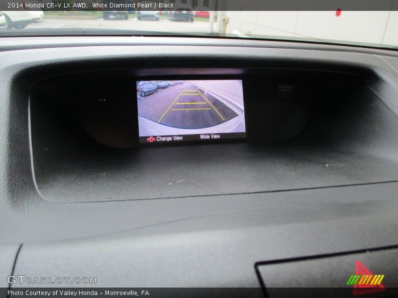 White Diamond Pearl / Black 2014 Honda CR-V LX AWD