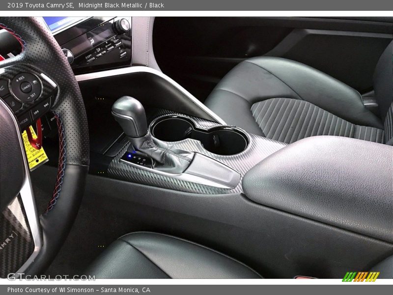 Midnight Black Metallic / Black 2019 Toyota Camry SE