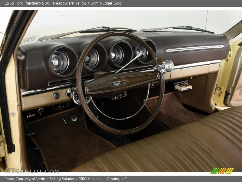  1969 Ranchero 500 Light Nugget Gold Interior