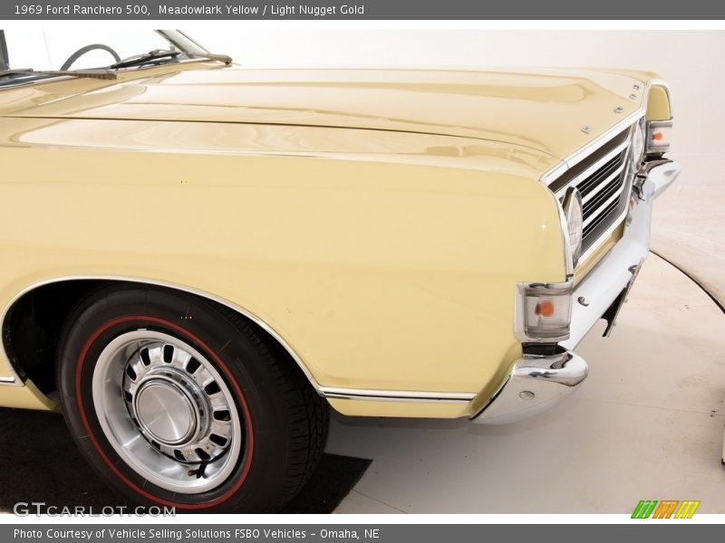 Meadowlark Yellow / Light Nugget Gold 1969 Ford Ranchero 500