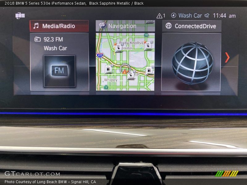 Black Sapphire Metallic / Black 2018 BMW 5 Series 530e iPerfomance Sedan