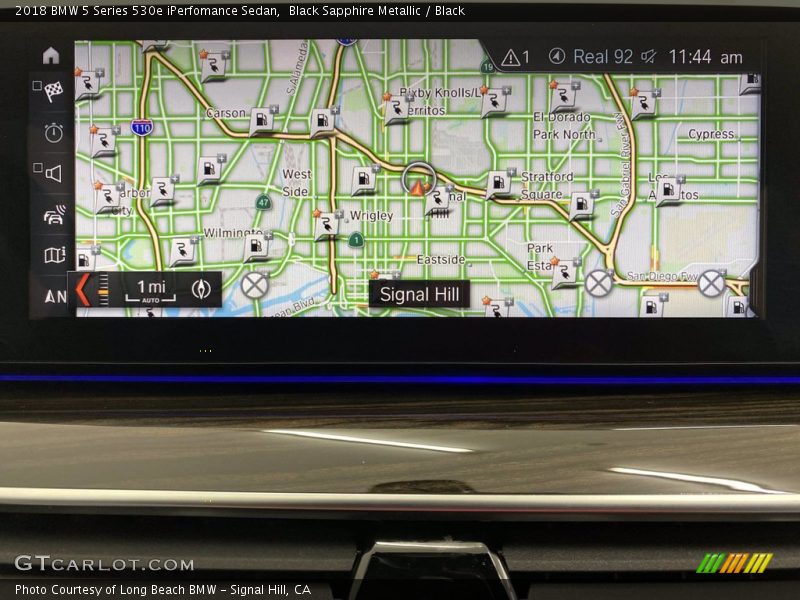 Black Sapphire Metallic / Black 2018 BMW 5 Series 530e iPerfomance Sedan