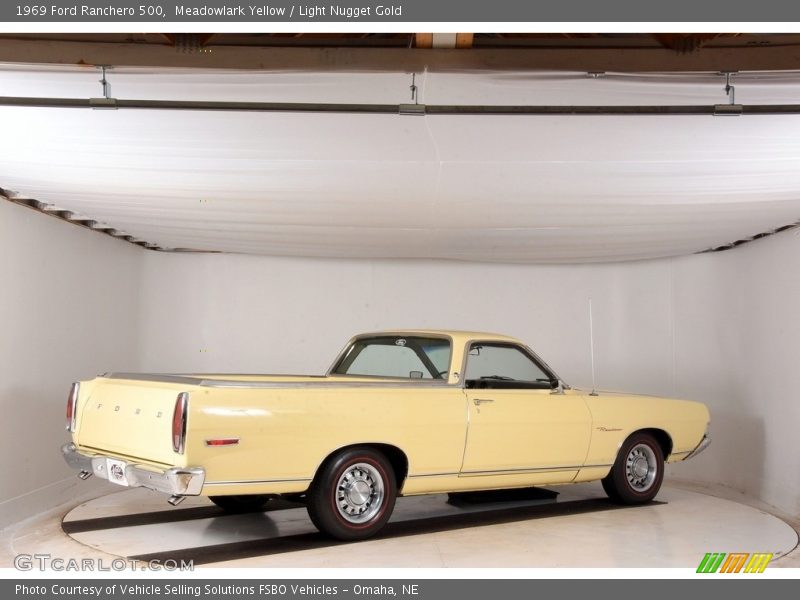 Meadowlark Yellow / Light Nugget Gold 1969 Ford Ranchero 500