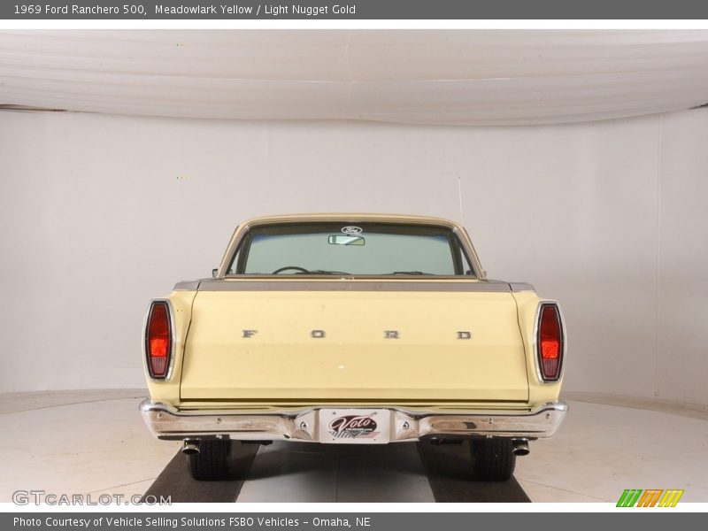 Meadowlark Yellow / Light Nugget Gold 1969 Ford Ranchero 500