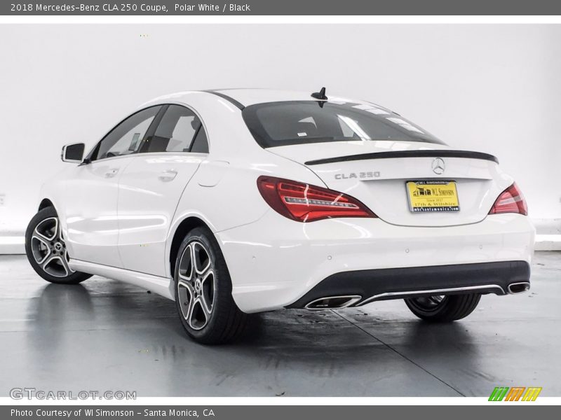 Polar White / Black 2018 Mercedes-Benz CLA 250 Coupe