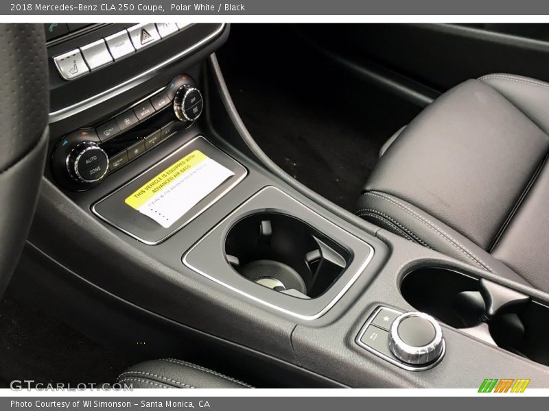 Polar White / Black 2018 Mercedes-Benz CLA 250 Coupe