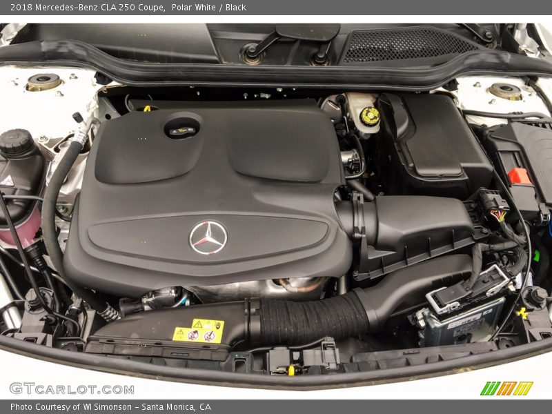 Polar White / Black 2018 Mercedes-Benz CLA 250 Coupe